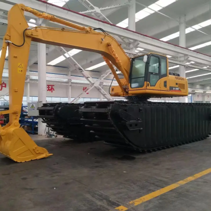 High Quality Amphibious Floating Excavator Undercarriage Pontoon for 20ton Excavators