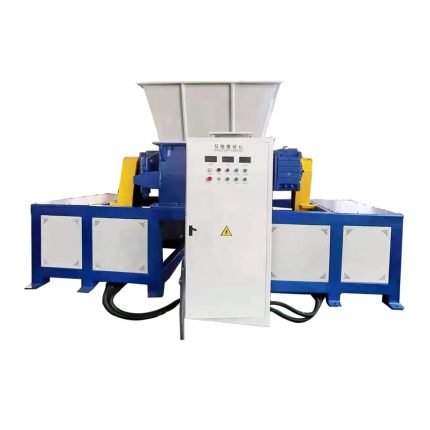 Twin Shaft Plastic Tire Recycling Shredder Machine