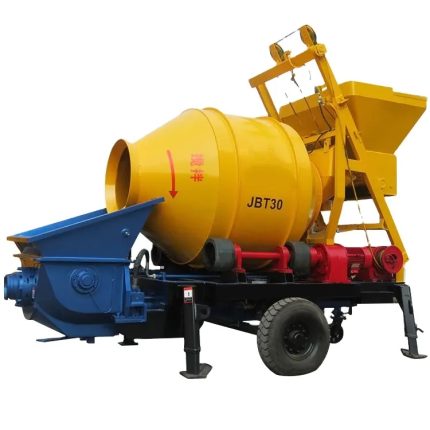 Best selling diesel engine concrete mixer pump machine