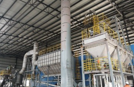 Kaolin drying line